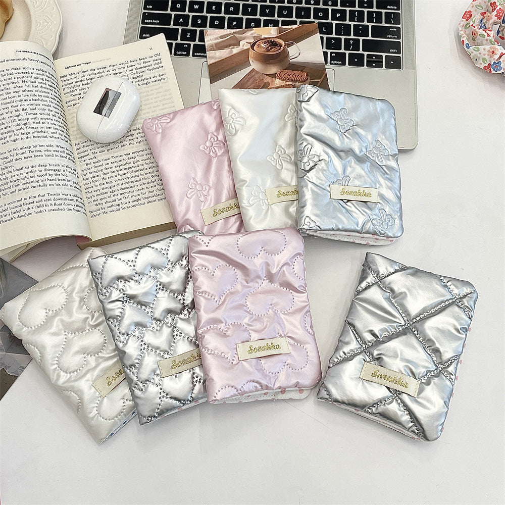 Bow shaped passport holder with multifunctional storage for international travel tickets and documents