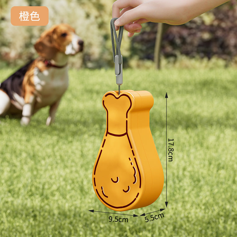 Dog Water Bottle Portable Pet Travel Water Bottle with Bowl 2 Layer Dog Travel Feeder 