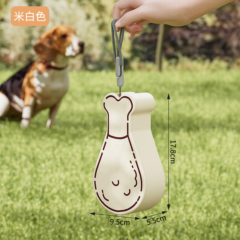 Dog Water Bottle Portable Pet Travel Water Bottle with Bowl 2 Layer Dog Travel Feeder 