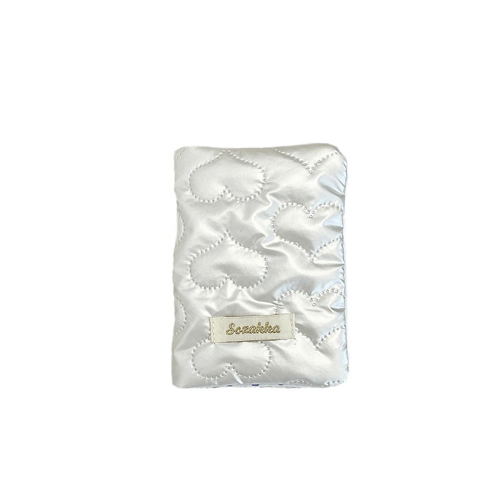 Bow shaped passport holder with multifunctional storage for international travel tickets and documents