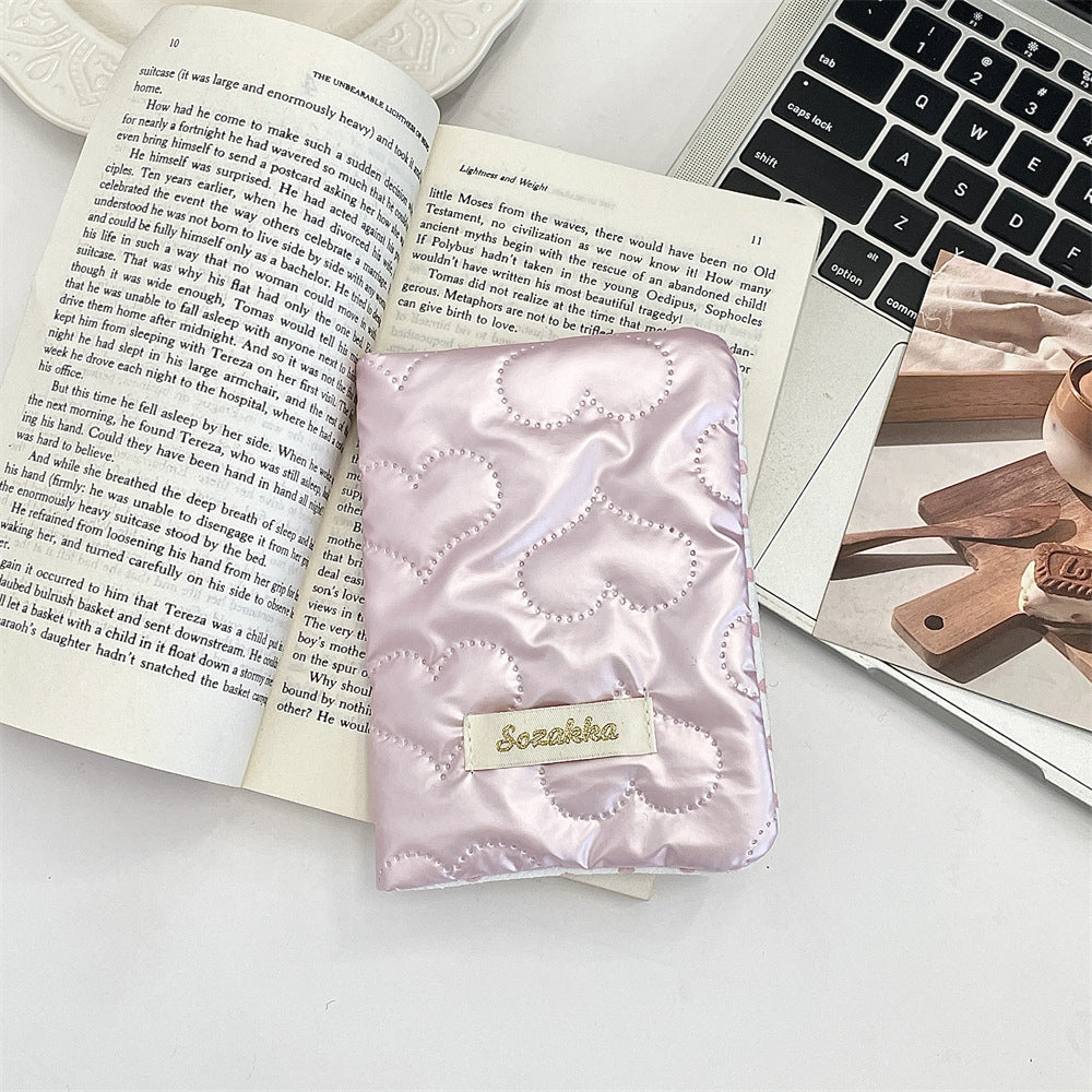 Bow shaped passport holder with multifunctional storage for international travel tickets and documents